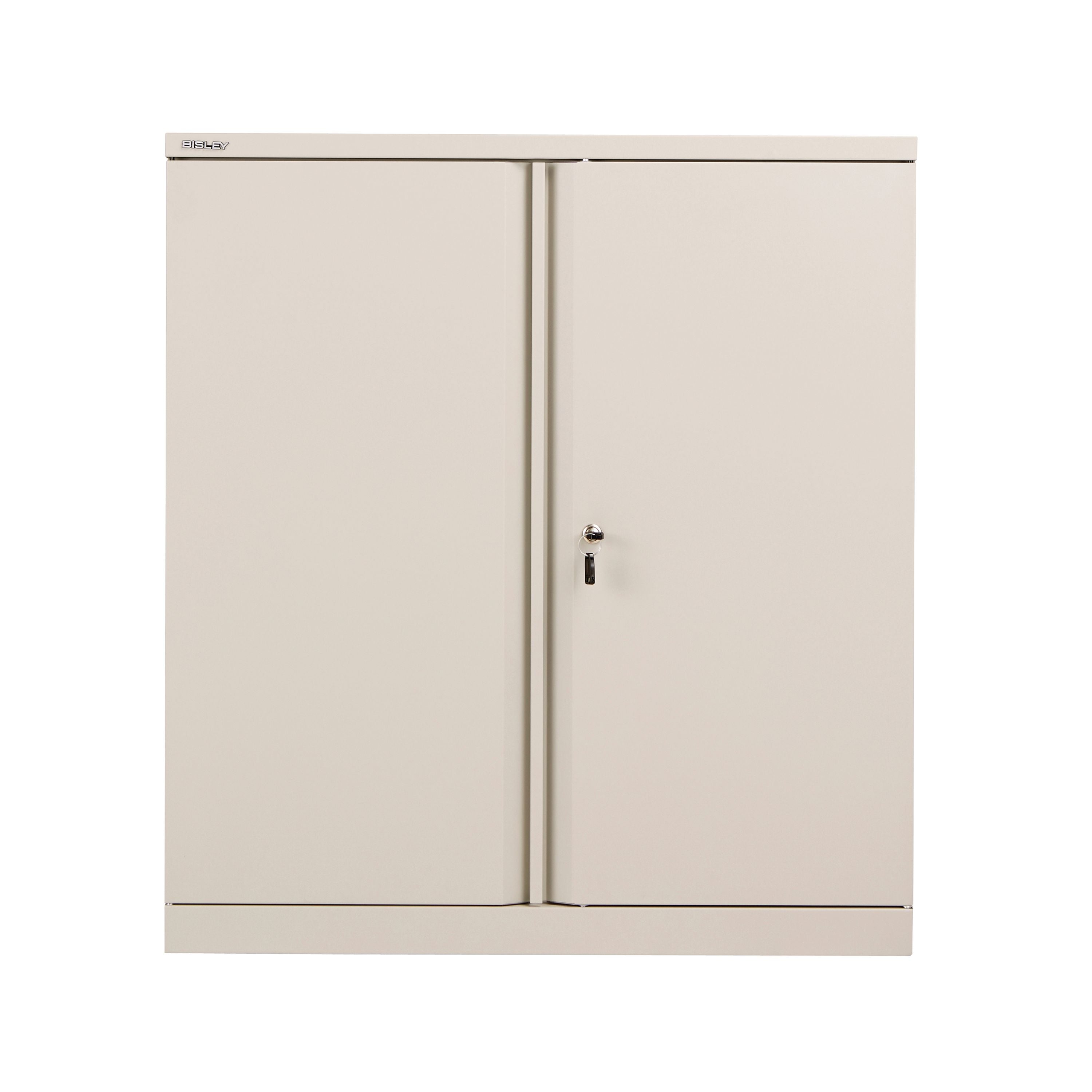 Bisley 2 Door Cupboard Empty 915x470x1000mm Goose Grey Kf78709
