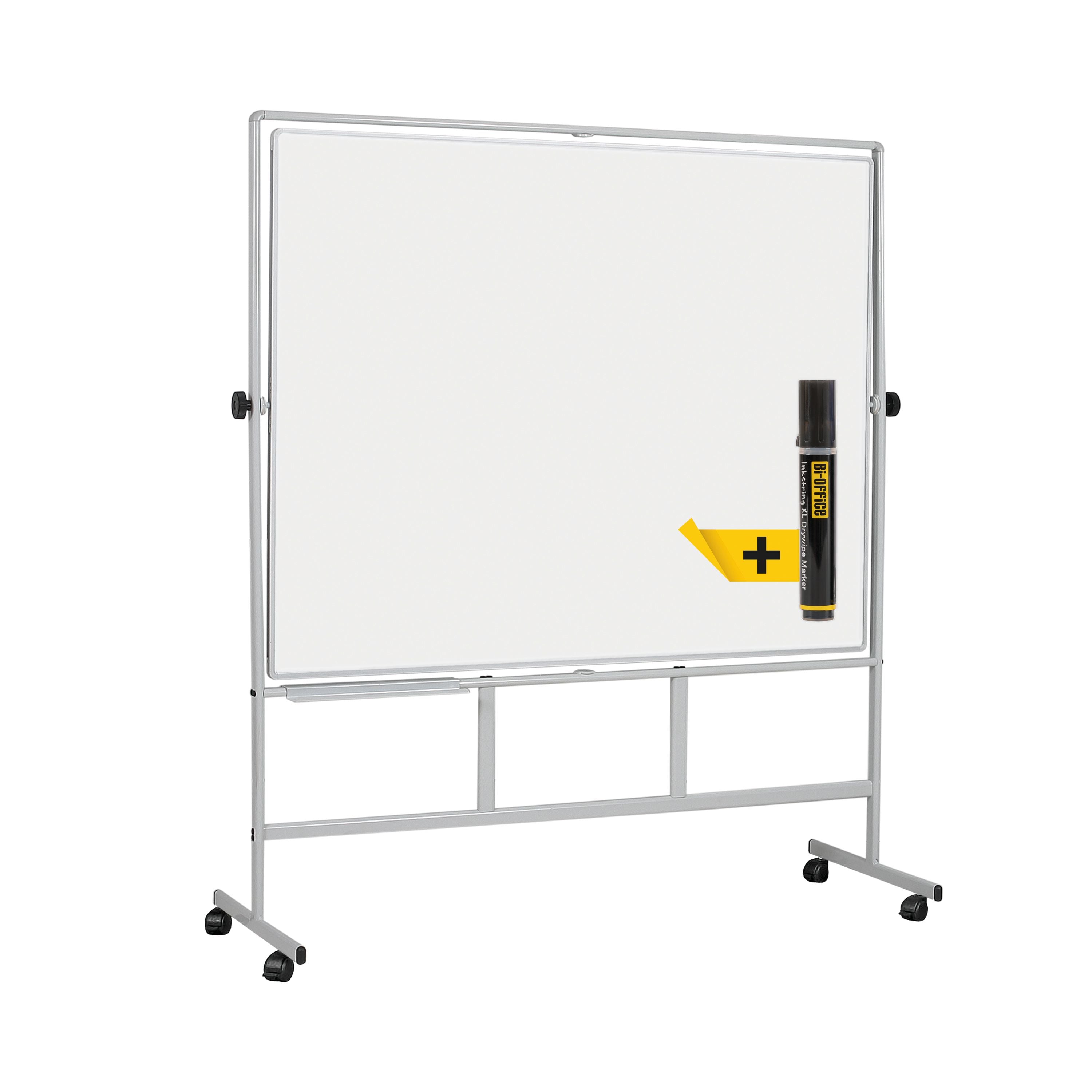 Bi-office Revolver Plus Whiteboard Enamel Surface 150x120cm Qr3404