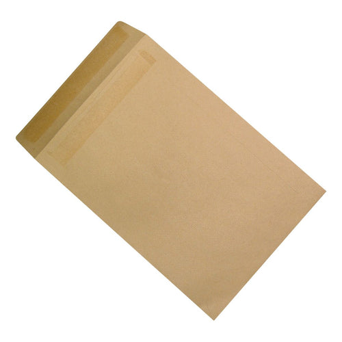5 Star Office Envelopes Pocket Self Seal 115gsm C4 324x229mm Manilla – (Pack of 250)