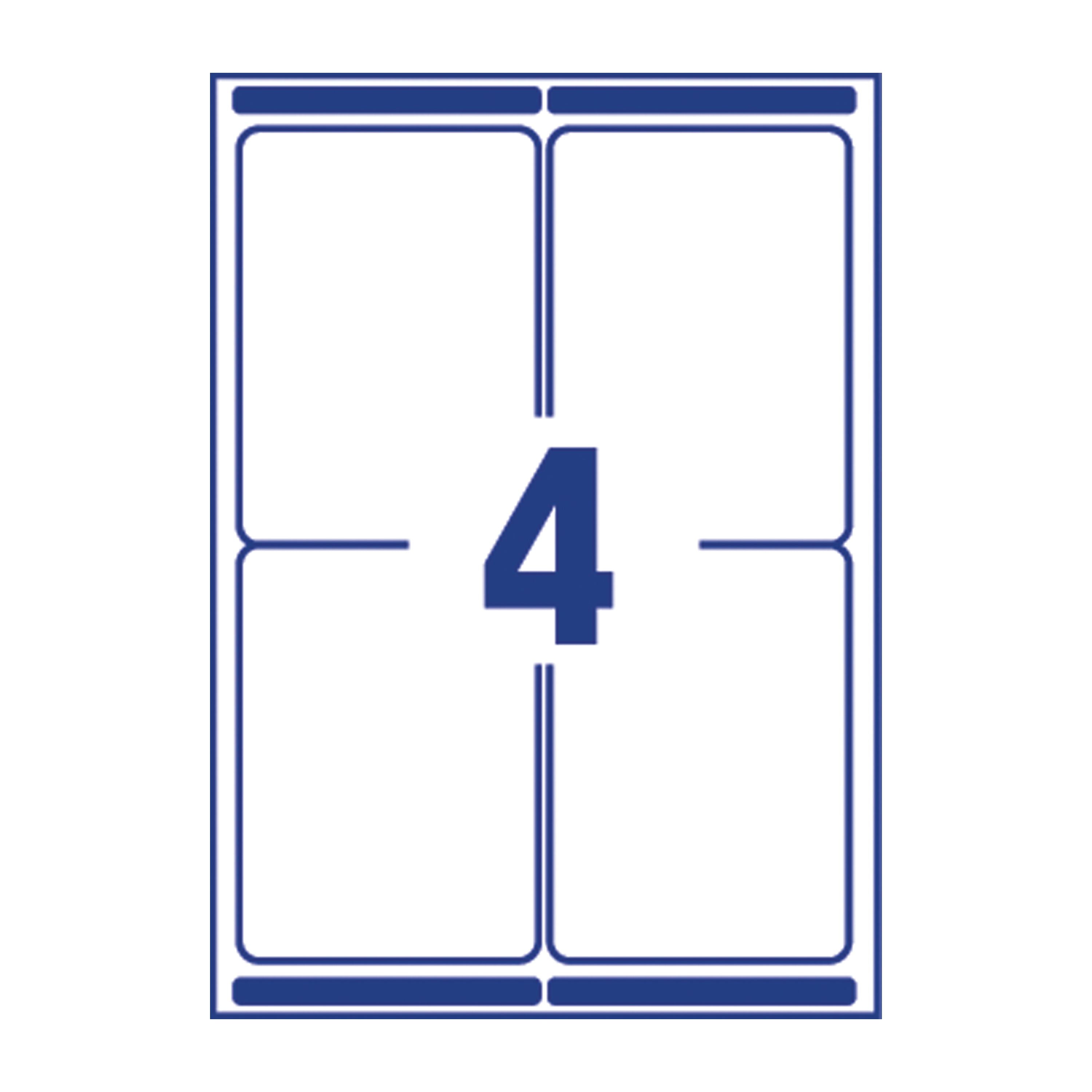 Avery Ultragrip Laser Parcel Labels 139x99.1mm 4 Per Sheet White – (Pack of 1000)