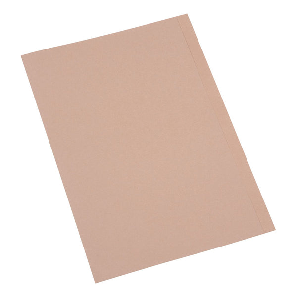 5 Star Office Square Cut Folder Recycled 250gsm Foolscap Buff - (Pack of 100)