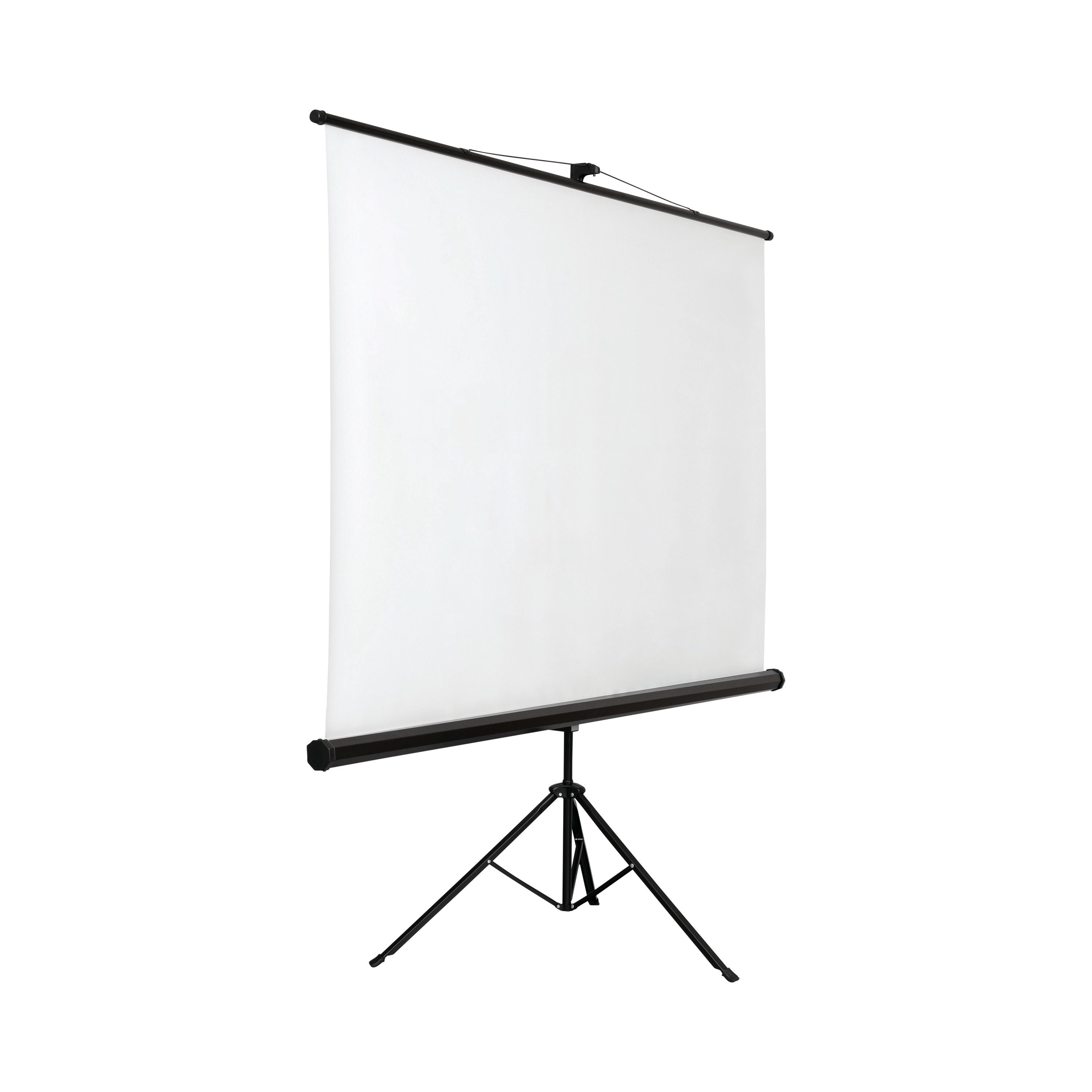Bi-office Tripod Projection Screen 1250x1250mm Black – (Pack of 1)
