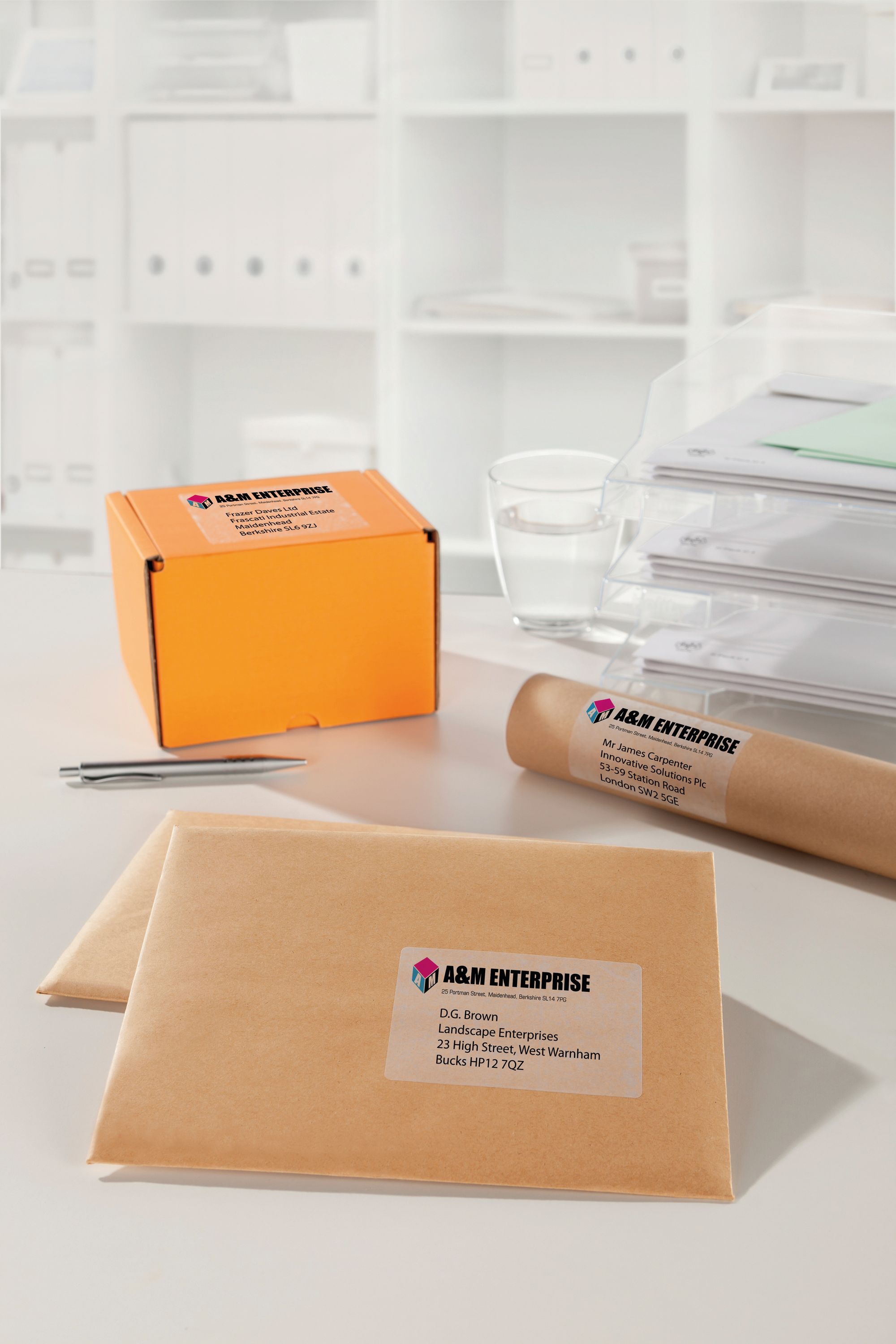 Avery Laser Label 99.1x67.7mm 8 Per Sheet Clear L7565 – (Pack of 200)