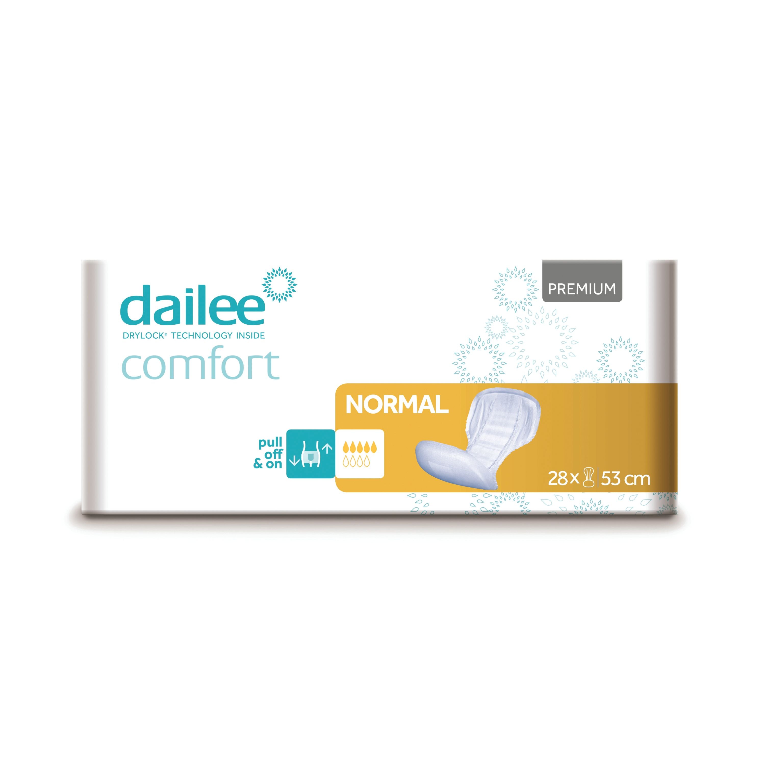 Dailee Comfort Premium Normal Incontinence Pads  (Pack of 28)