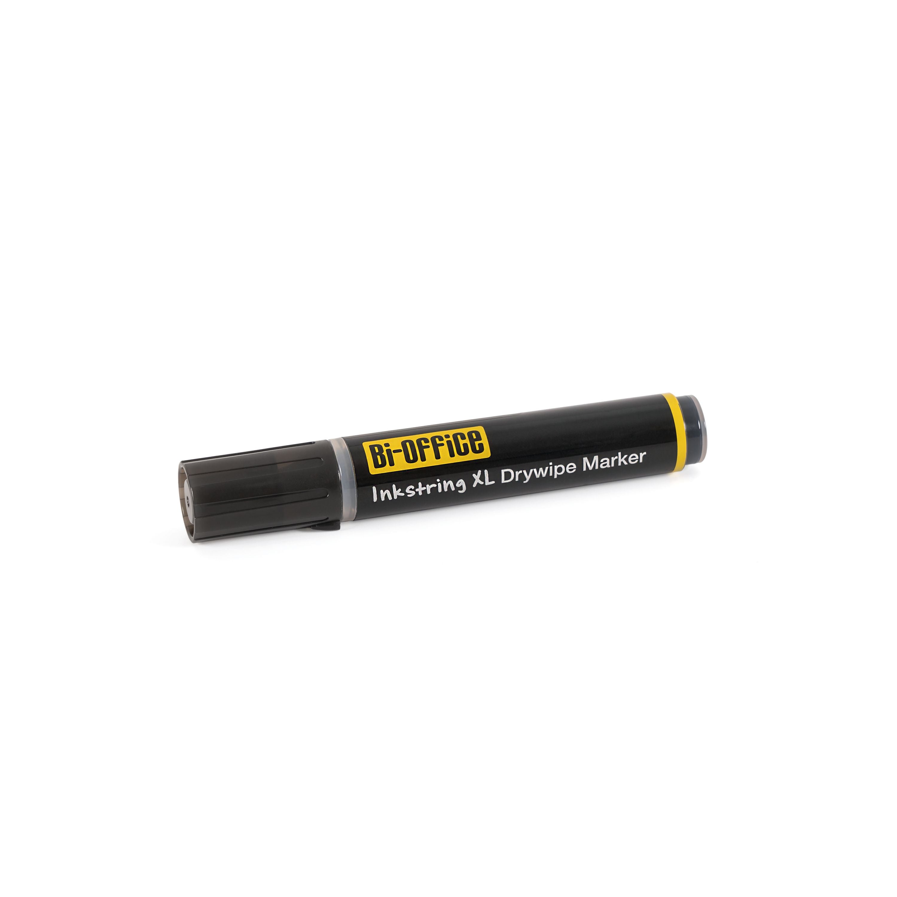 Bi-office Inkstring XL Drywipe Marker Black – (Pack of 3)