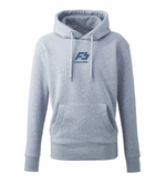 Fergus Barlow Hoodie Grey Melange - thumbnail 1