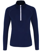 Tri Dri Women's Long Sleeve Performance Zip - TR120 - thumbnail 2