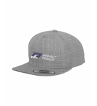 Fergus Barlow Snapback Cap Heather Grey