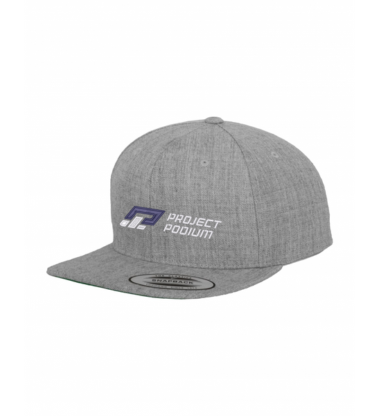 Fergus Barlow Snapback Cap Heather Grey