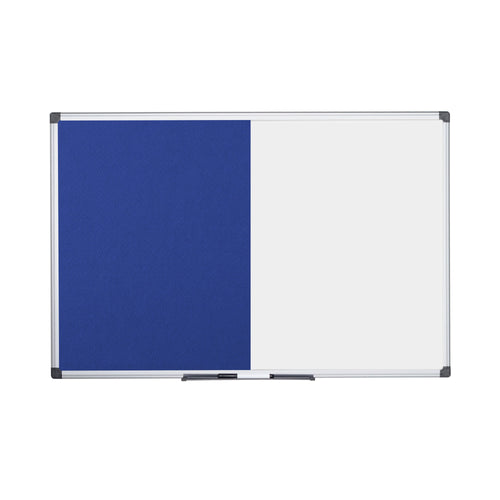 Bi-office Drywipe And Felt Combination Board 1200x900mm Xa0522170
