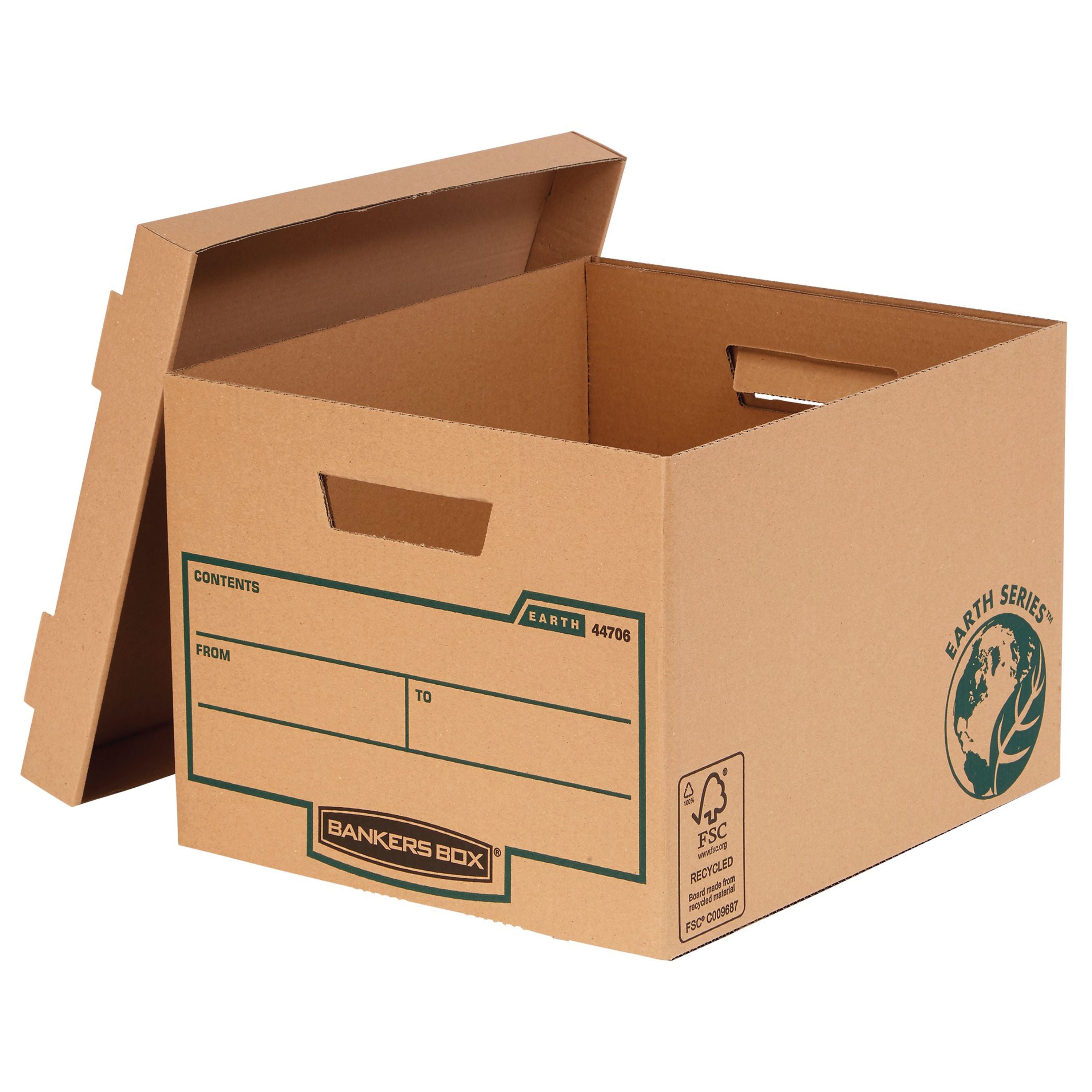 Bankers Box R-kive Earth Storage Box Brown – (Pack of 10)