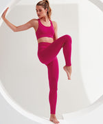 Tri Dri Women's Seamless '3d Fit' Multi-Sport Sculpt Solid Colour Leggings - TR215 - thumbnail 1