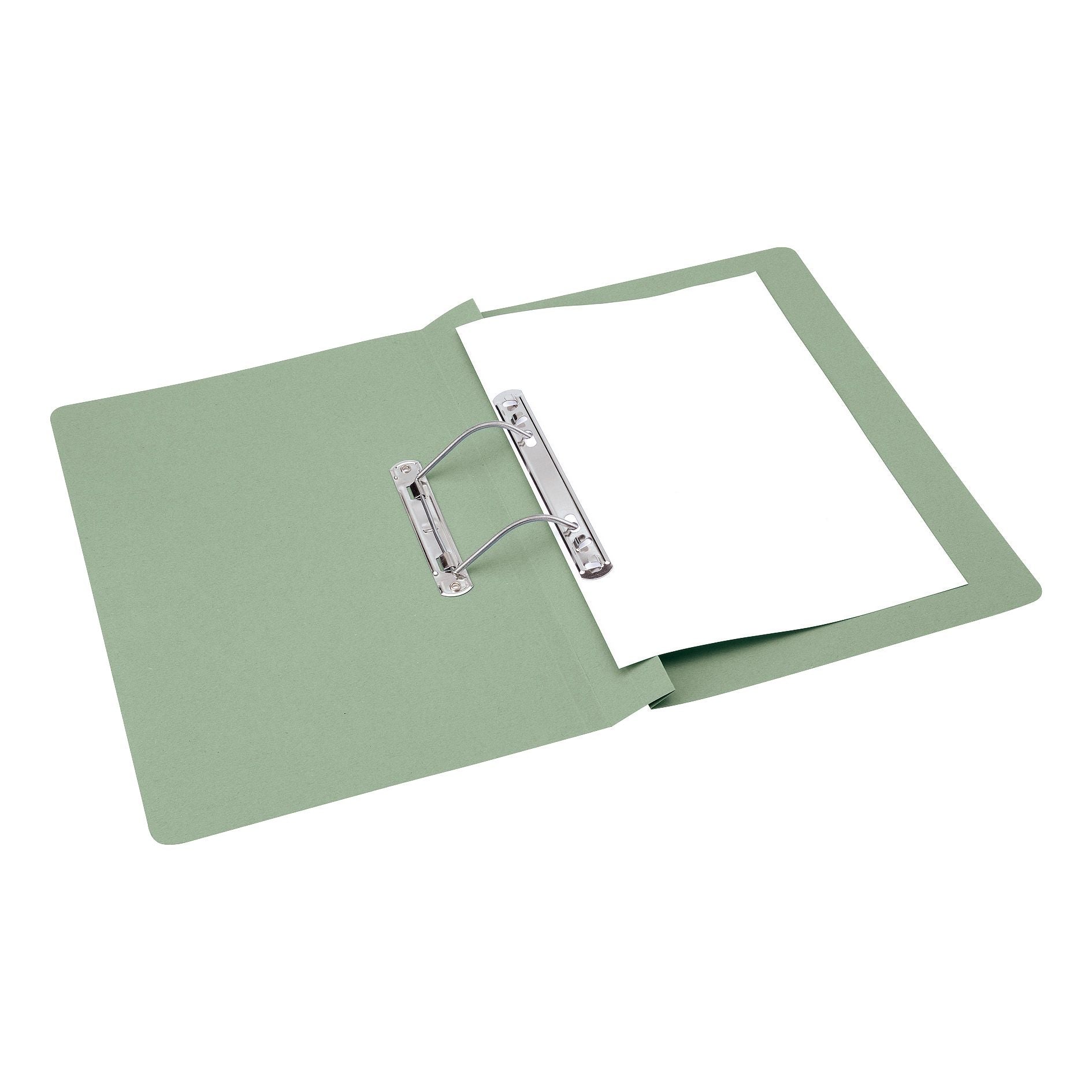 5 Star Office Transfer Spring File Mediumweight 285gsm Capacity 38mm Foolscap Green â€“ (Pack of 50)