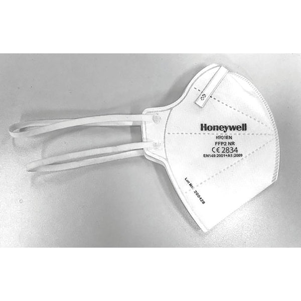 Honeywell H901en Fold Flat Disposable Particulate Respirator Ffp2 Nr (pack Of 50) Hwdf100h901ffp2