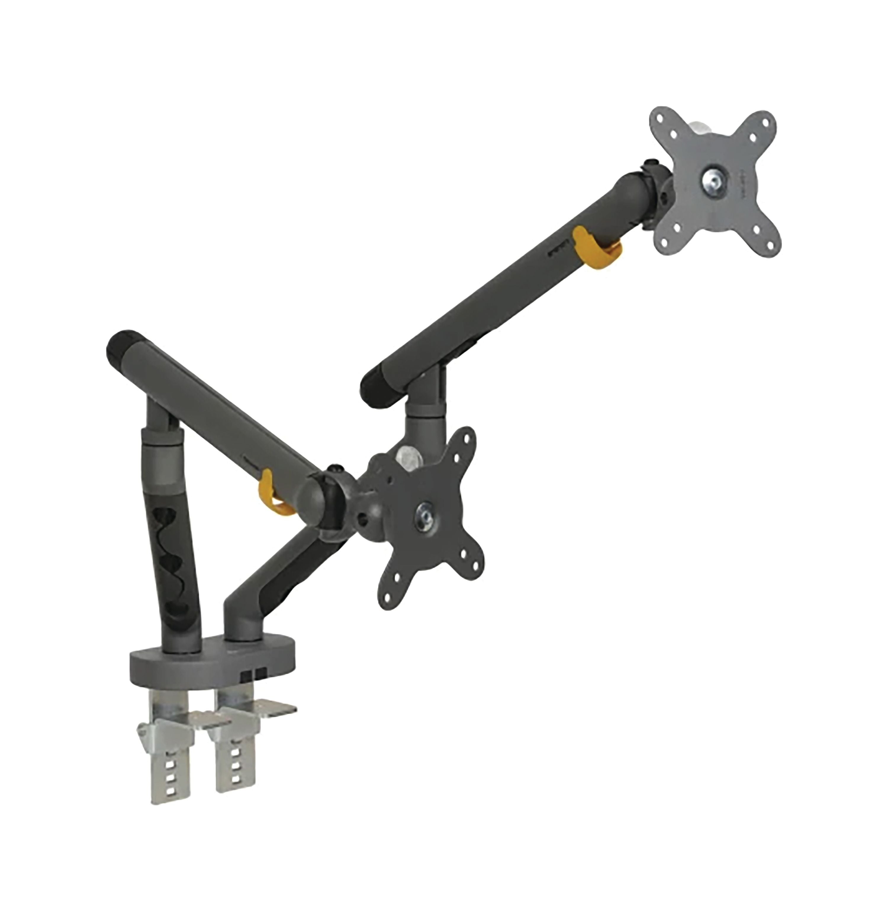 Bakkerelkhuizen Be Flexible Dual Monitor Arm Dark Grey Bnebfddg
