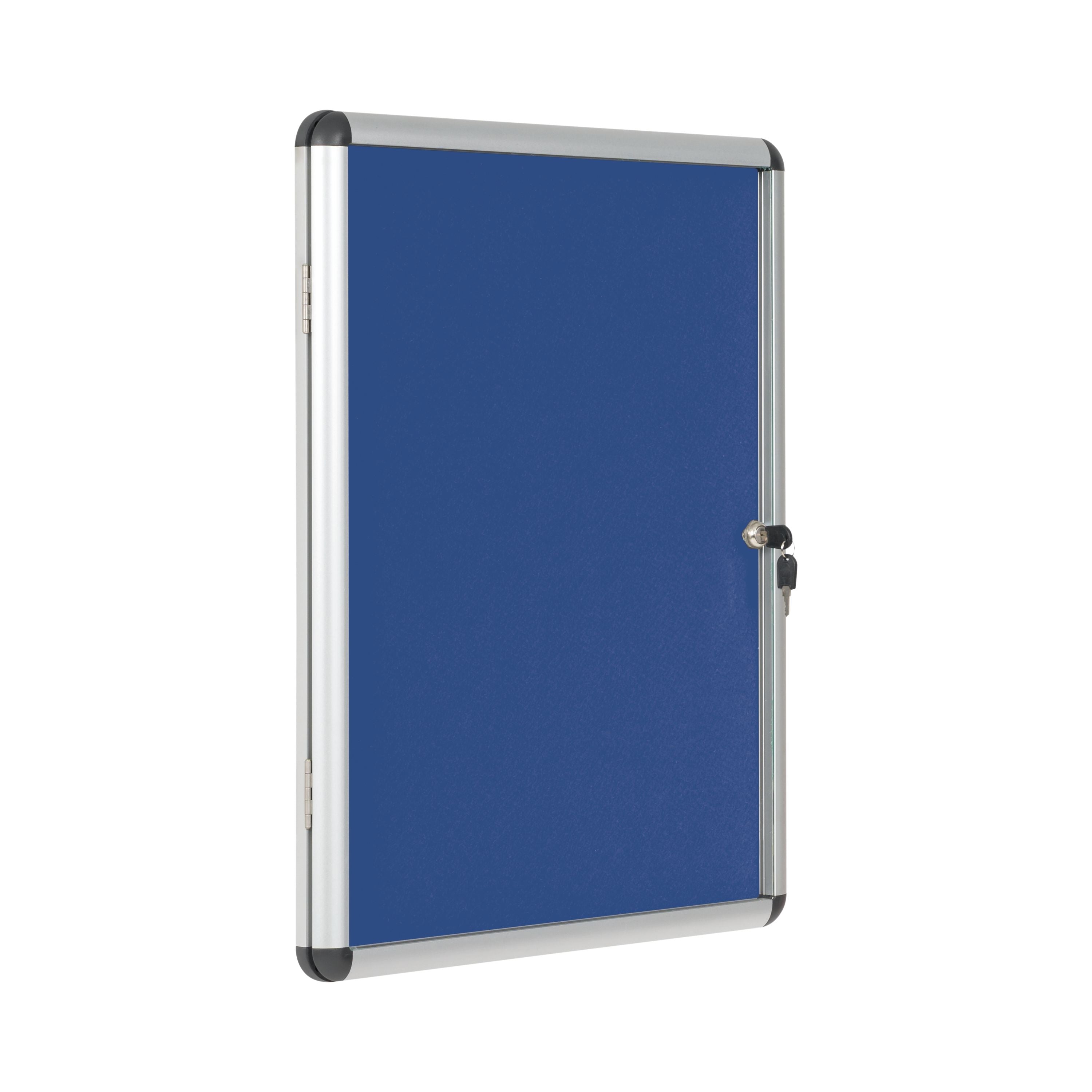 Bi-office Enclore Display Case Blue Felt Acrylic Aluminium Frame 4xa4 Vt610107150