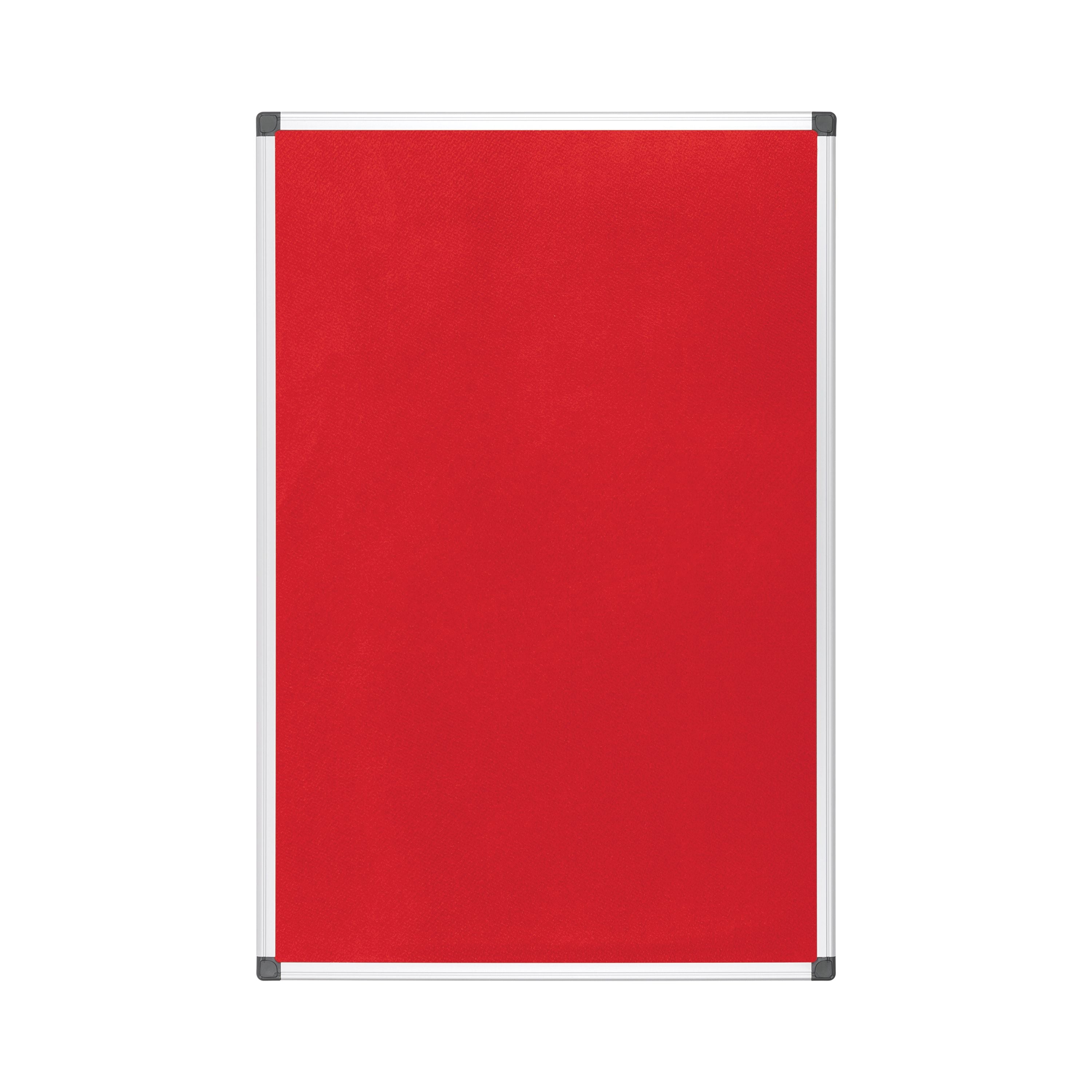 Bi-office New Generation A9 Felt Noticeboard 180x120cm Red Fa2746170