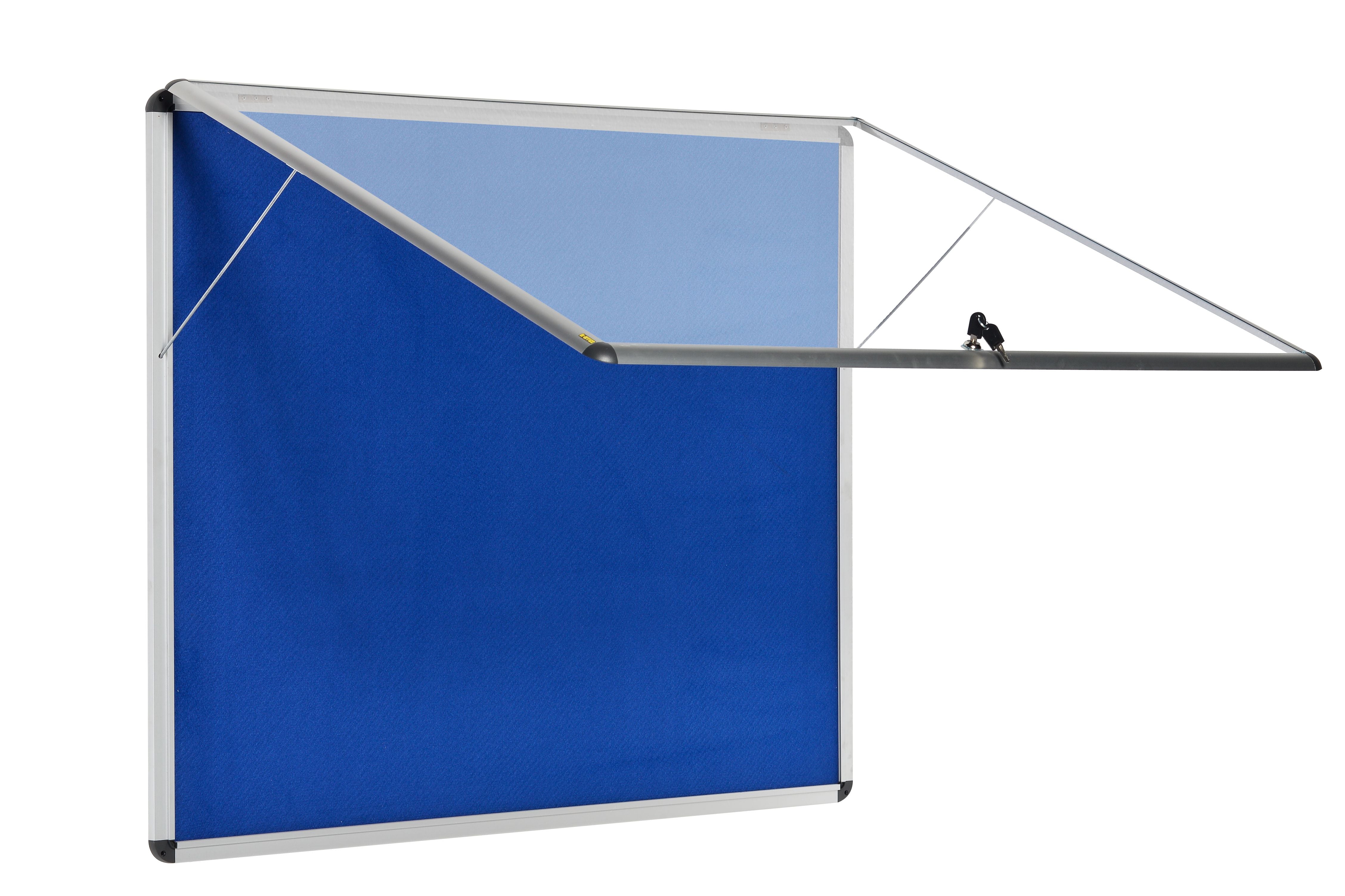 Bi-office Enclore Fire Retardant Blue Lockable Door Top Hinged 6xa4 St340101150