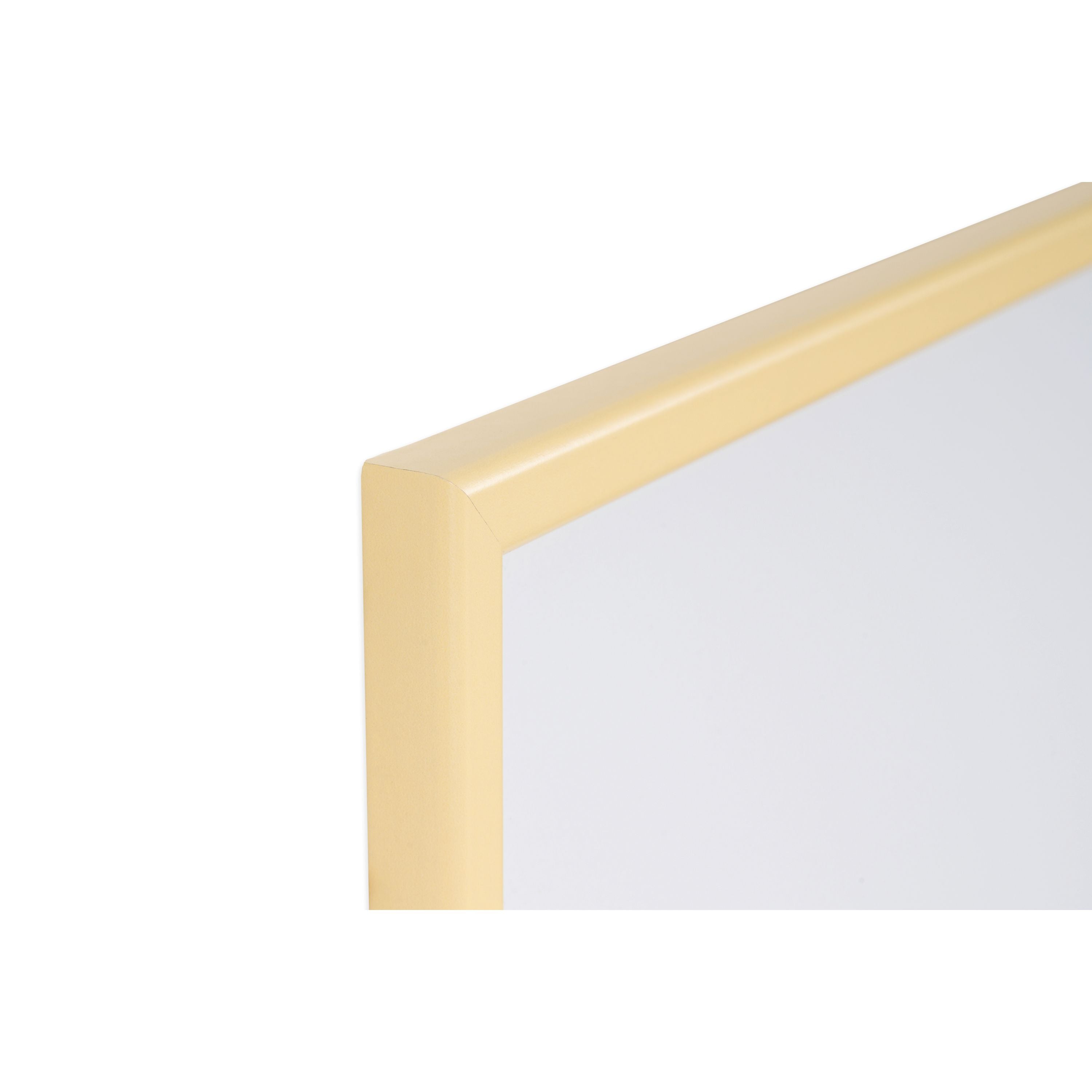 Bi-office Pastel Non-magnetic Whiteboard Yellow Frame 60x40cm Mp03001961