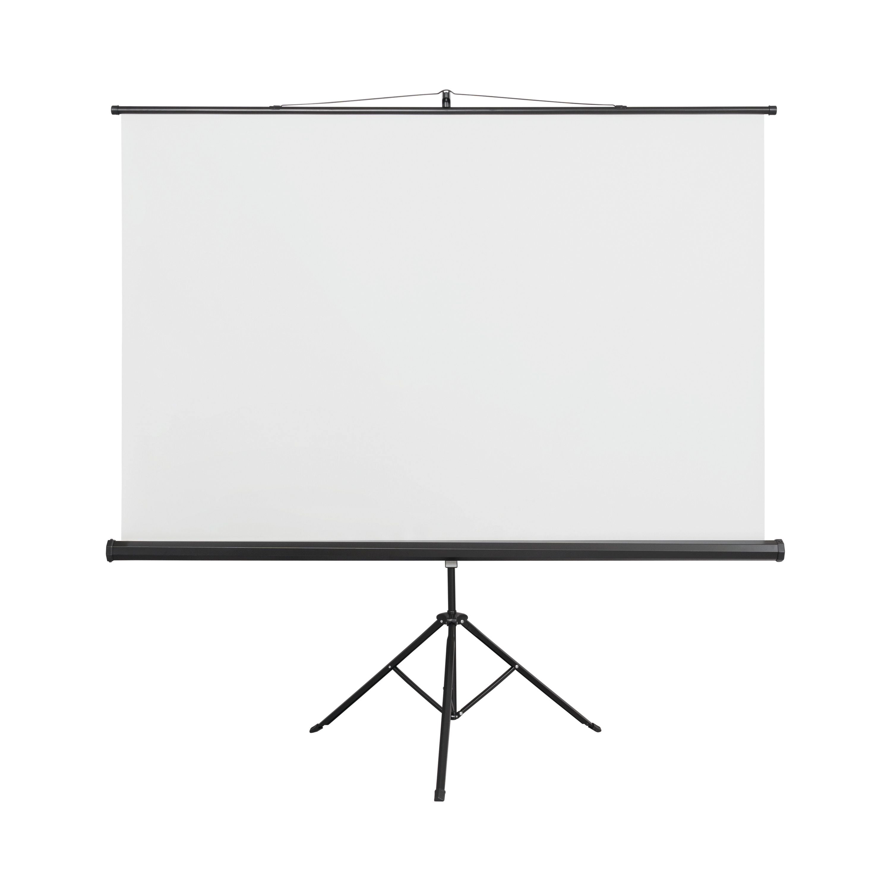 Bi-office Tripod Projection Screen 1500x1500mm Black – (Pack of 1)