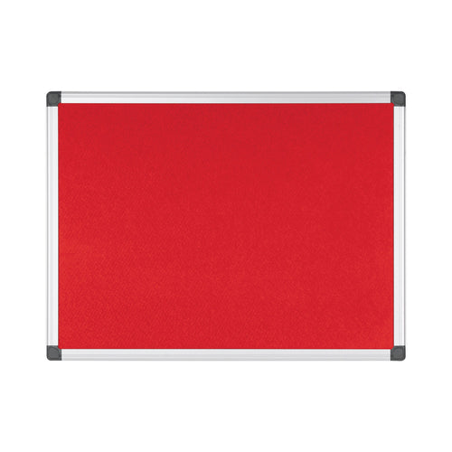 Bi-office New Generation A9 Felt Noticeboard 60x45cm Red Fa0246170