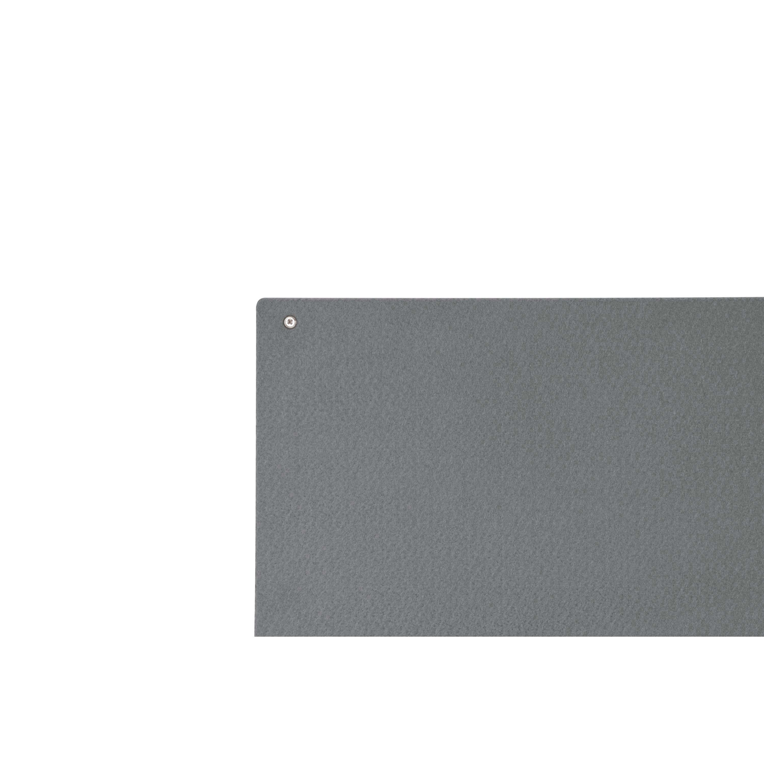 Bi-office Unframed Noticeboard Grey Felt Surface 1800x1200mm Fb8542397