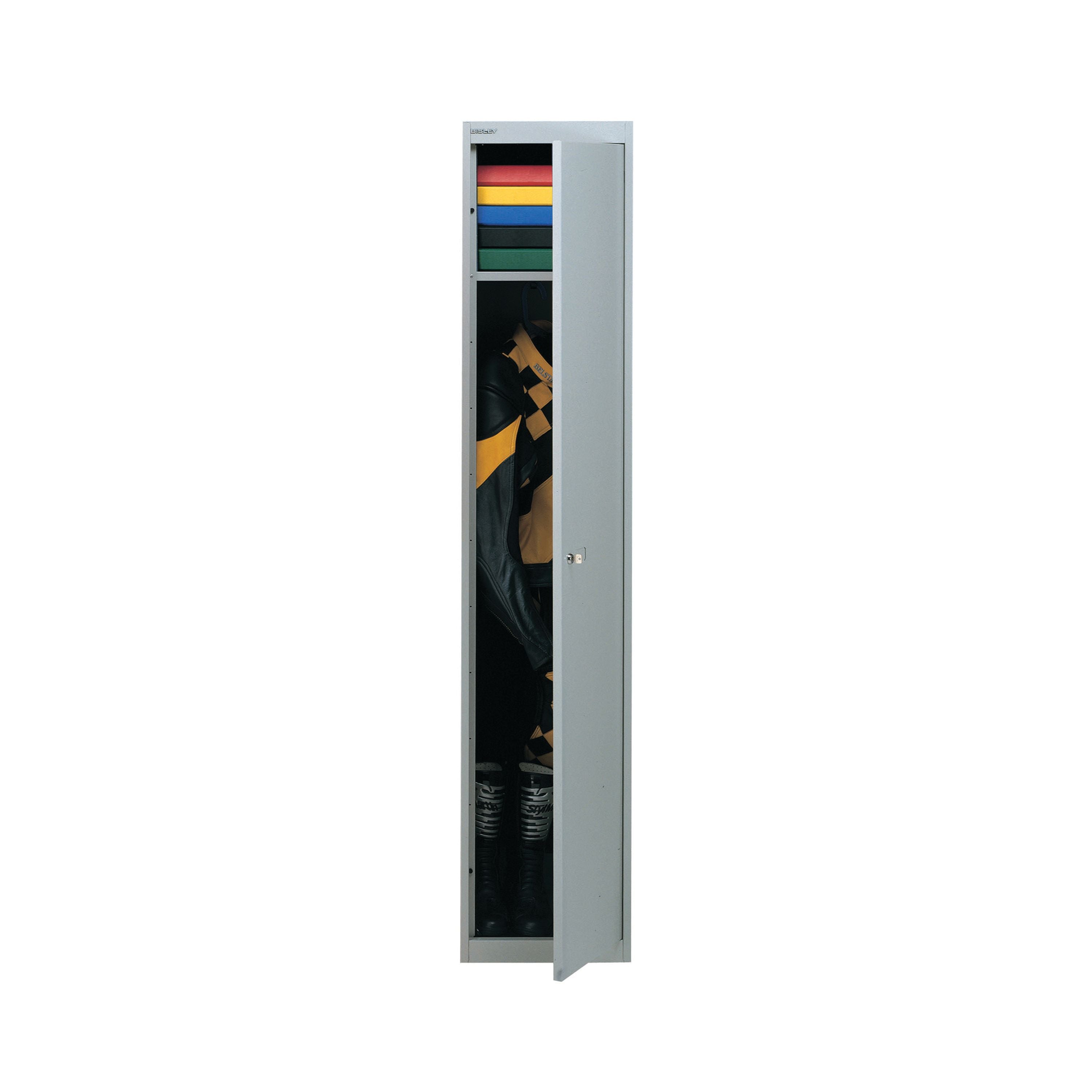 Bisley 1 Door Locker 305x457x1802mm Goose Grey Clk181 Goose