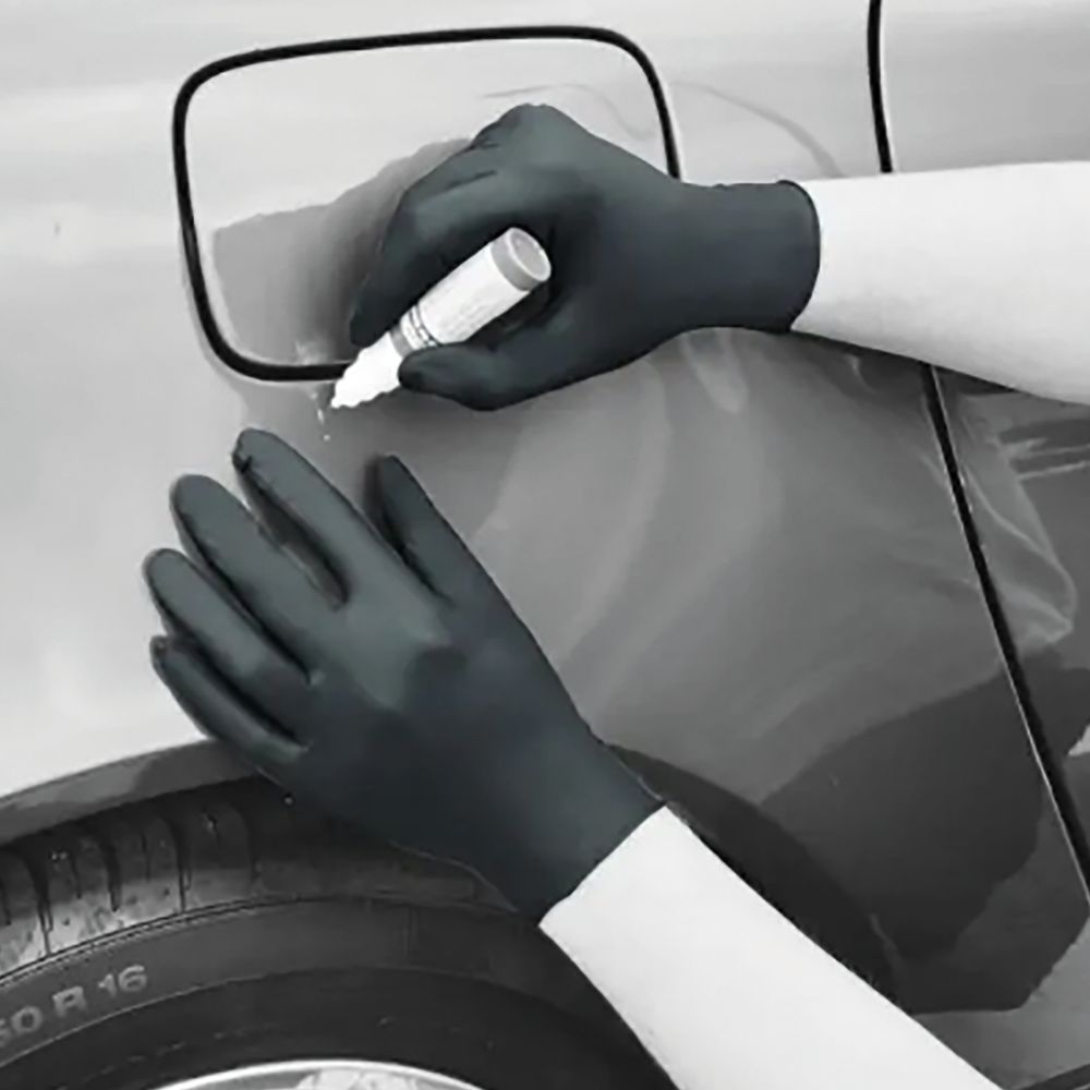 Handsafe Specialty Nitrile Gloves Medium Black  (Pack of 100)