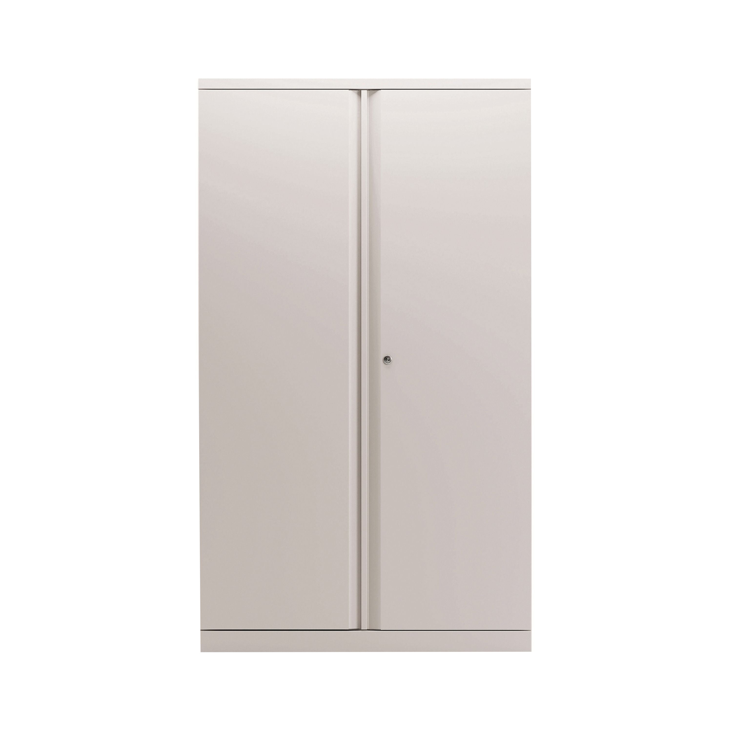Bisley 2 Door Cupboard Empty 914x470x1570mm Chalk White Kf78713