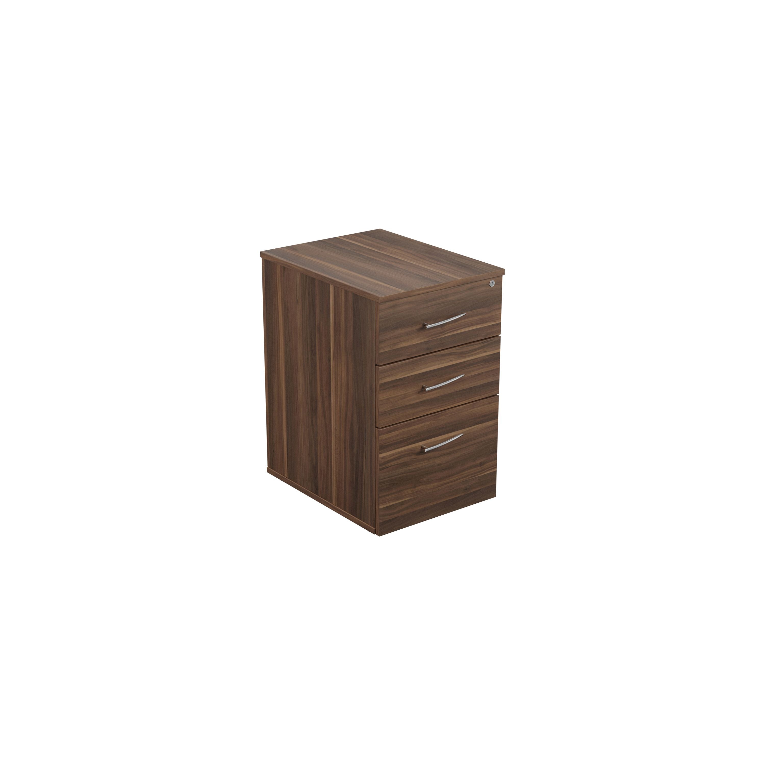 Avior Executive Under Desk Pedestal 435x565x700mm Dark Walnut Kf90612