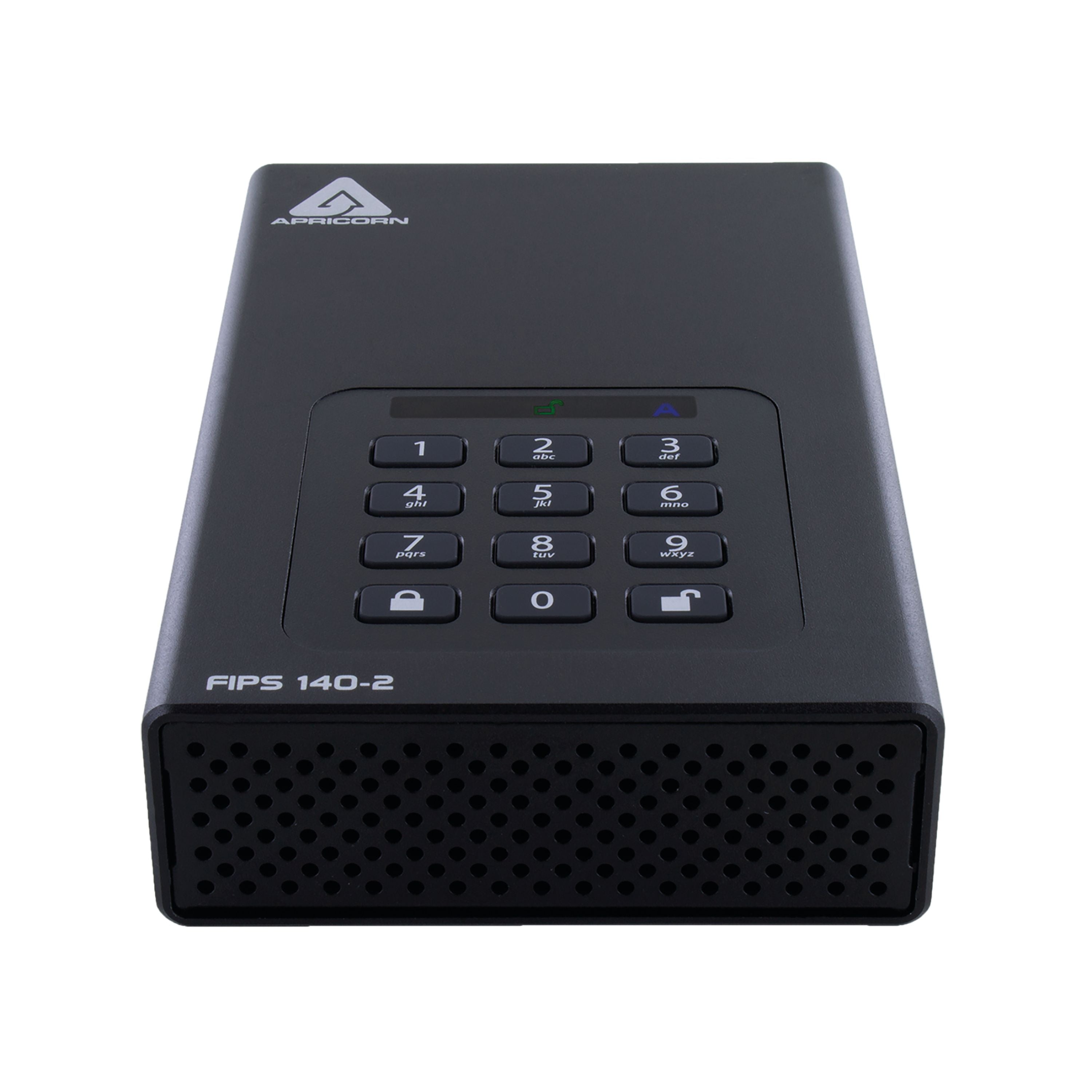 Apricorn Aegis Padlock Dt 256-bit Aes-xts Encryption External Hard Drive 4tb Adt3pl256f4000em