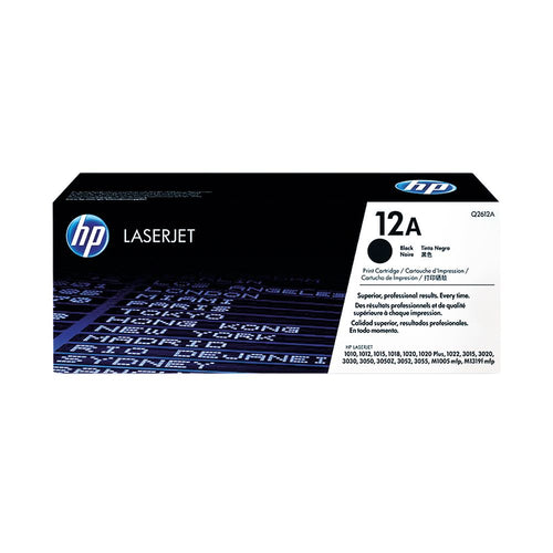 Hewlett Packard Hp 12a Original Laserjet Toner Cartridge Black Q2612a