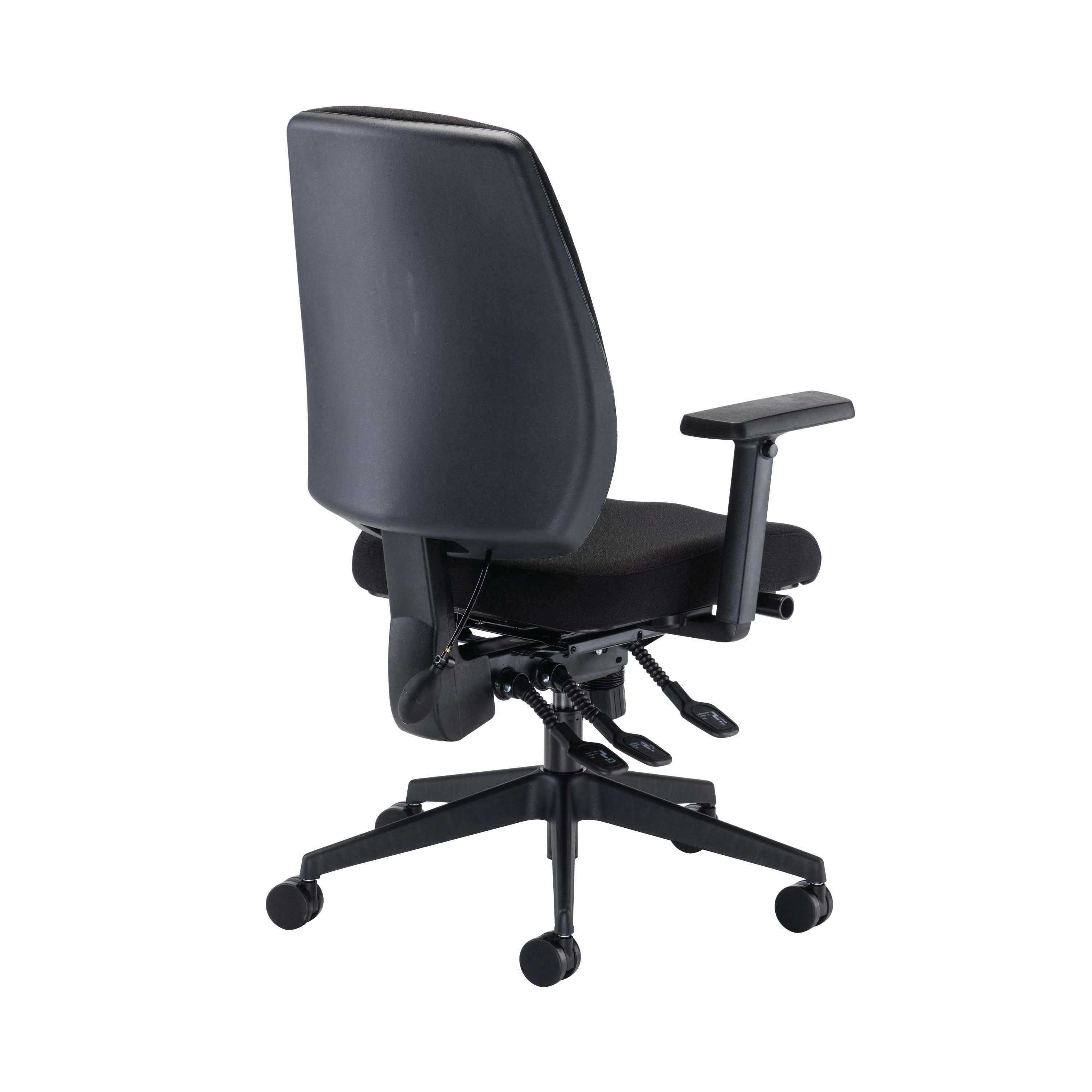 Cappela Agility High Back Posture Chair 400x800x600mm Black Kf73885