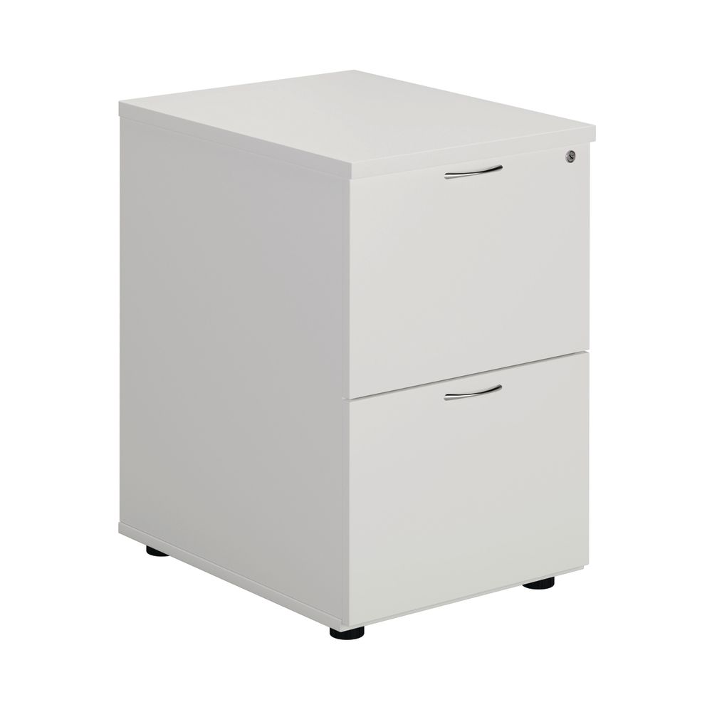 First 2 Drawer Filing Cabinet 464x600x710mm White Kf79919