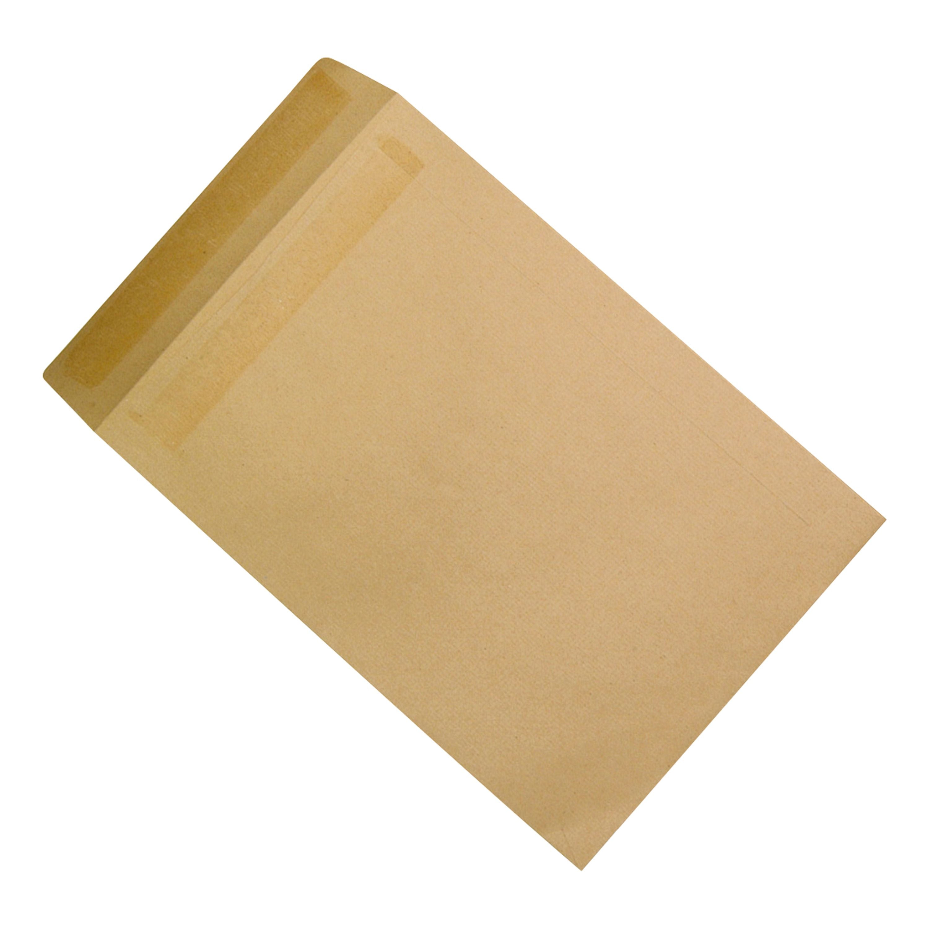 5 Star Office Envelopes Recycled Pocket Self Seal 90gsm 381x254mm Manilla – (Pack of 250)