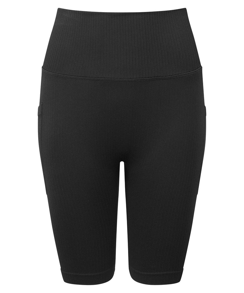 Tri Dri Womens Ribbed Seamless '3d Fit' Cycle Shorts - TR225