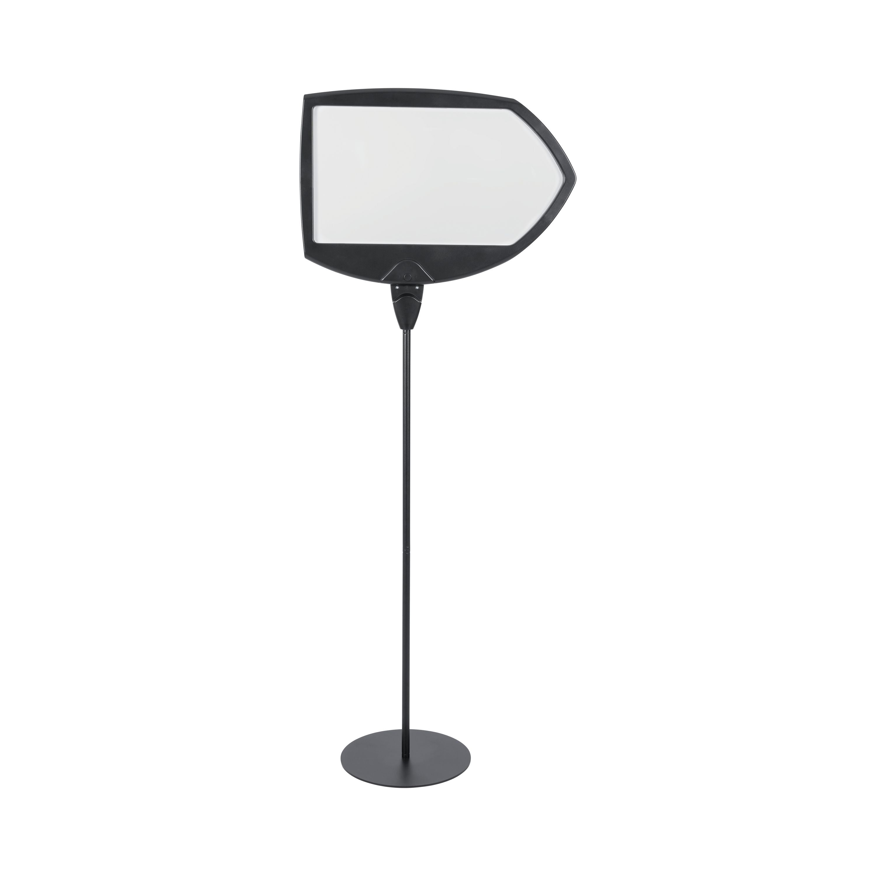 Bi-office Black Arrow Floor Sign Magnetic Drywipe Surface Sig01010101