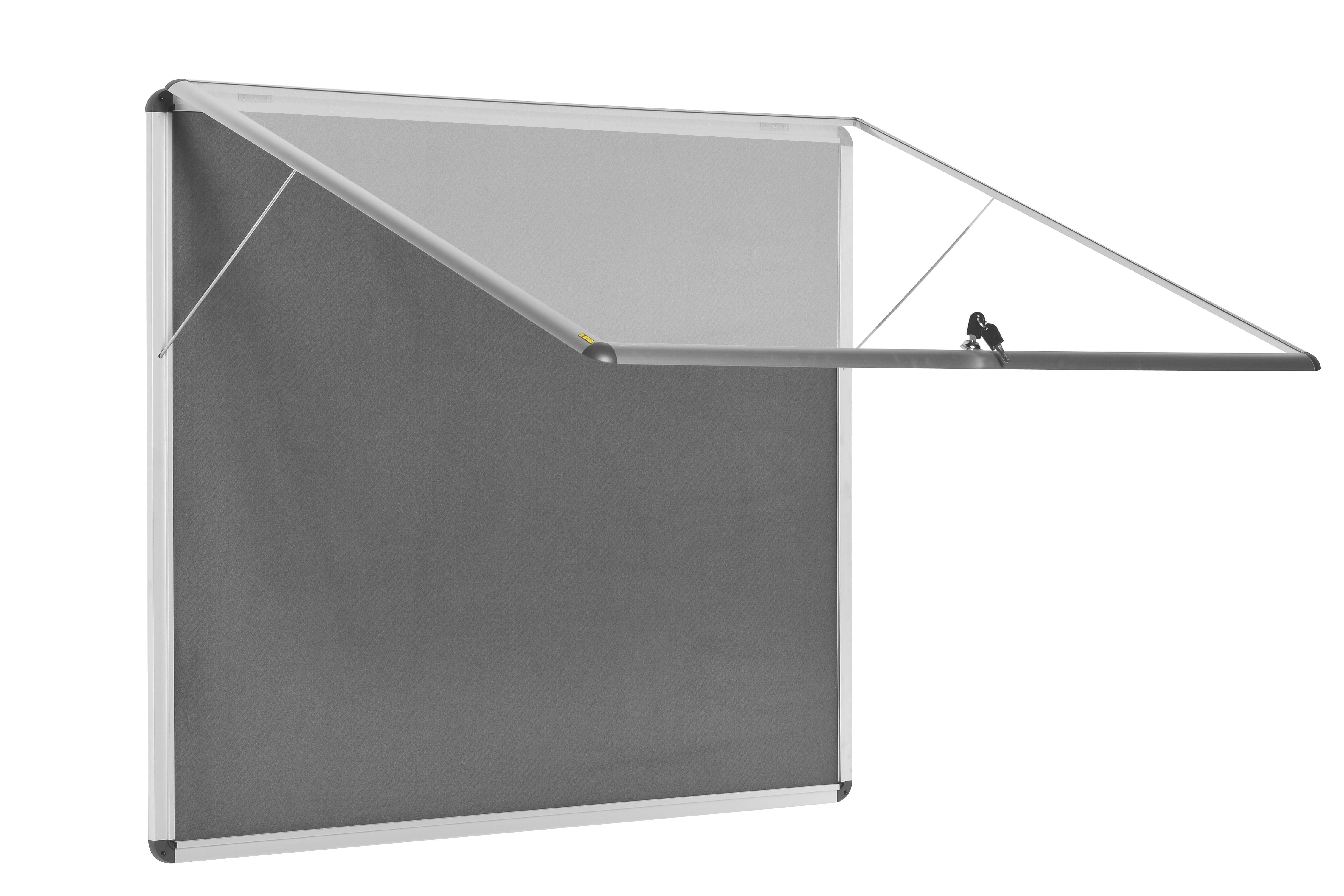 Bi-office Enclore Fire Retardant Grey Lockable Door Top Hinged 8xa4 St350102150