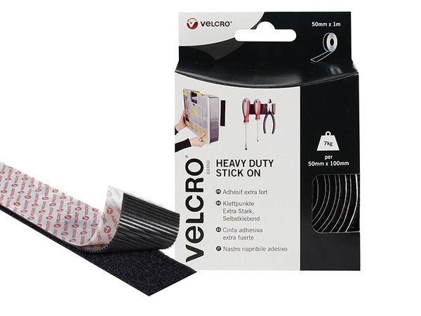 VELCRO Brand Heavy-Duty Hook & Loop Stick On Tape