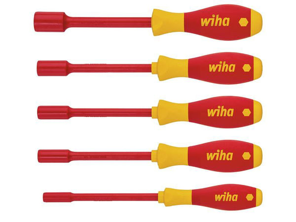 Wiha SoftFinish electric Hex Nut Driver Set, 5 Piece