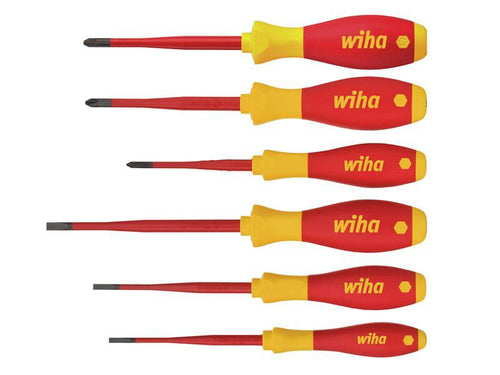 Wiha SoftFinish electric SL/PH/PZS Screwdriver Set, 6 Piece