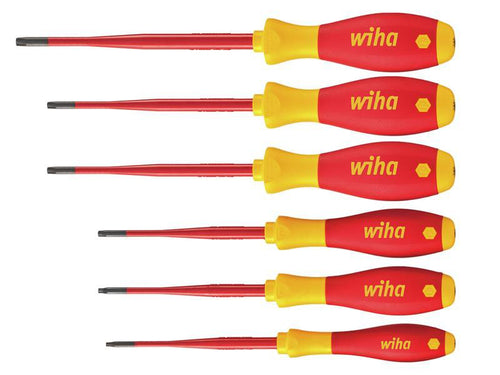 Wiha SoftFinish electric slimFix TX/TR Screwdriver Set, 6 Piece