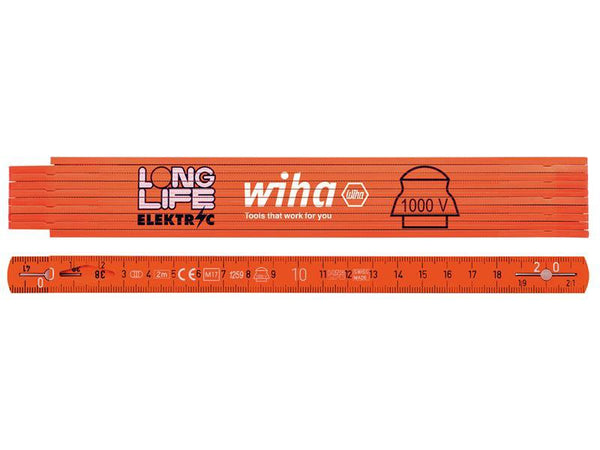 Wiha Longlife Electrician's Folding Ruler 2m