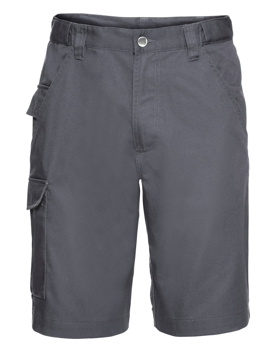 Russell Polycotton Twill Shorts - Grey