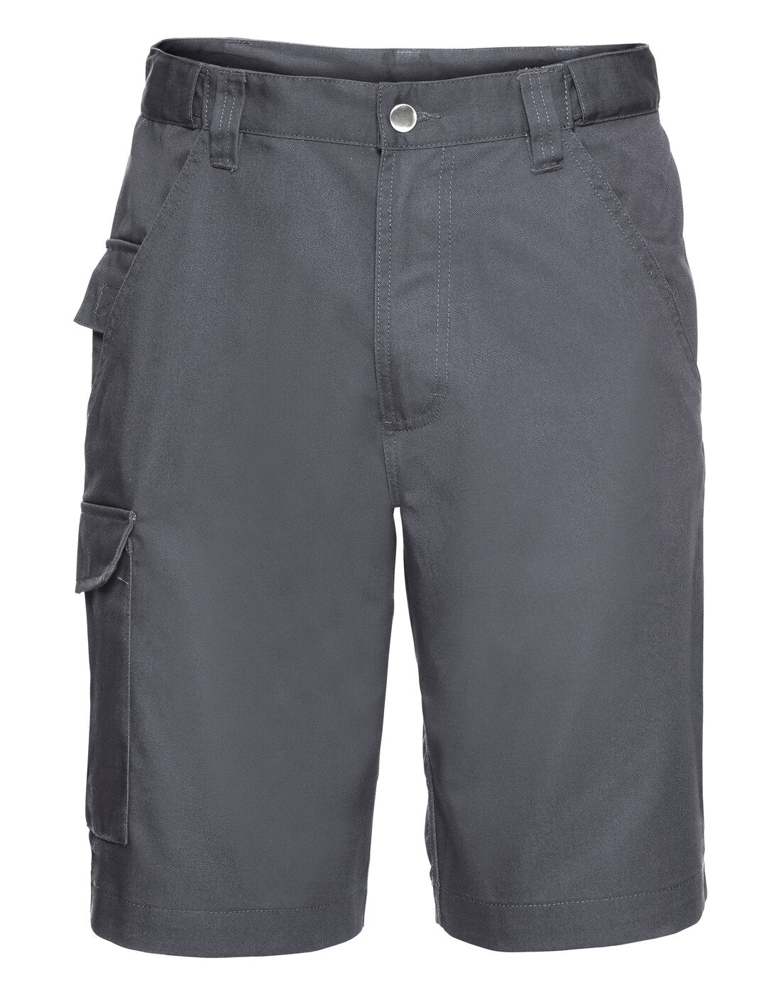 Russell Polycotton Twill Shorts - Grey