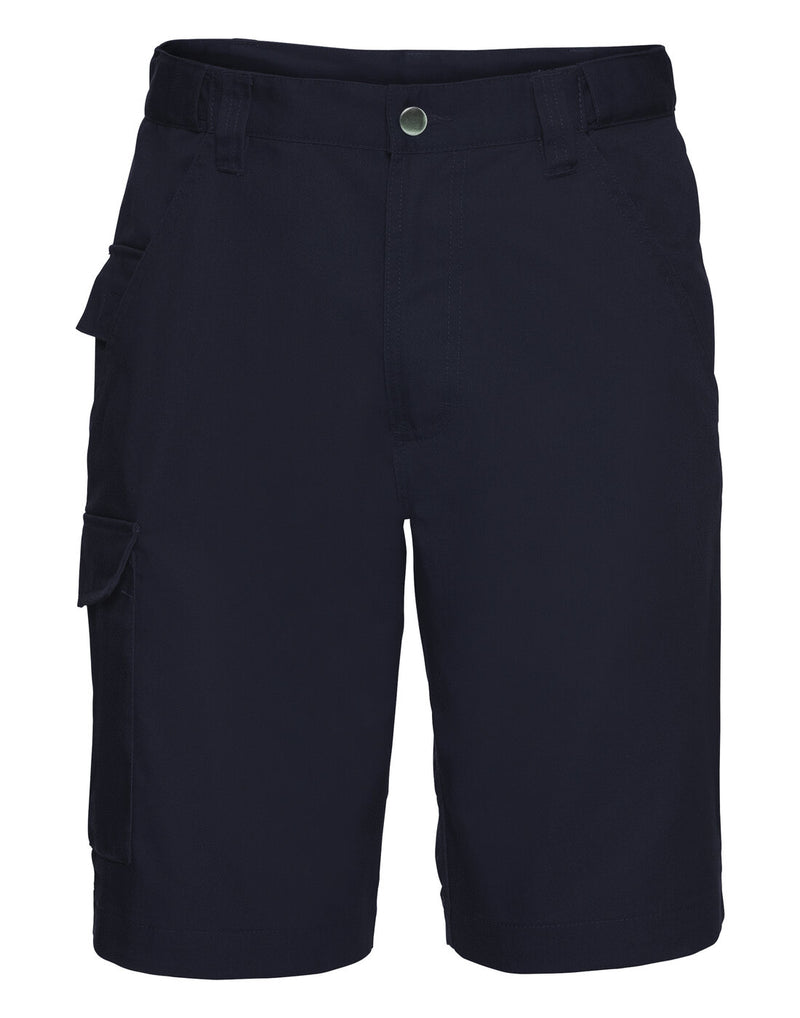 Russell Polycotton Twill Shorts - Black