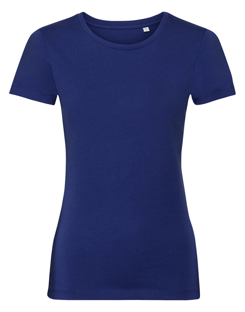 Russell Ladies Pure Organic Tee Bright Royal