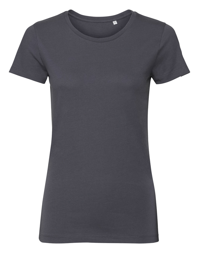 Russell Ladies Pure Organic Tee Convoy Grey
