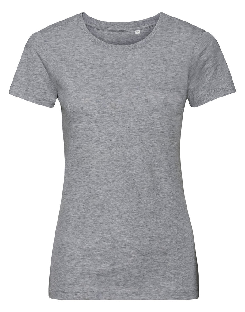 Russell Ladies Pure Organic Tee Light Oxford
