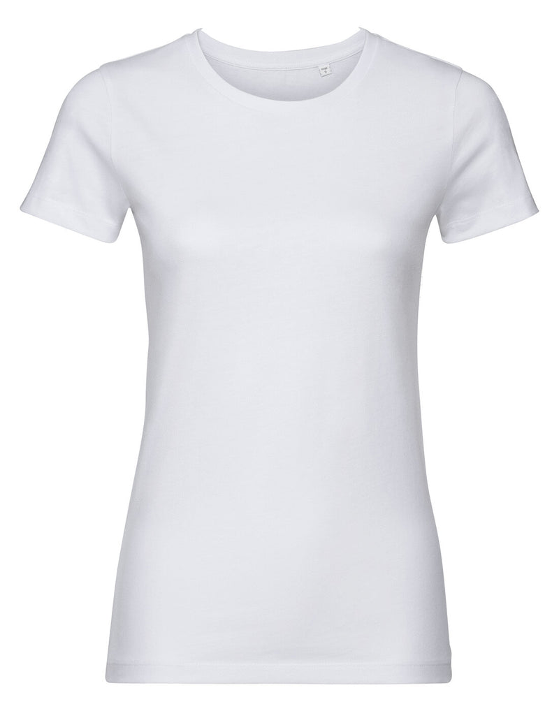 Russell Ladies Pure Organic Tee White